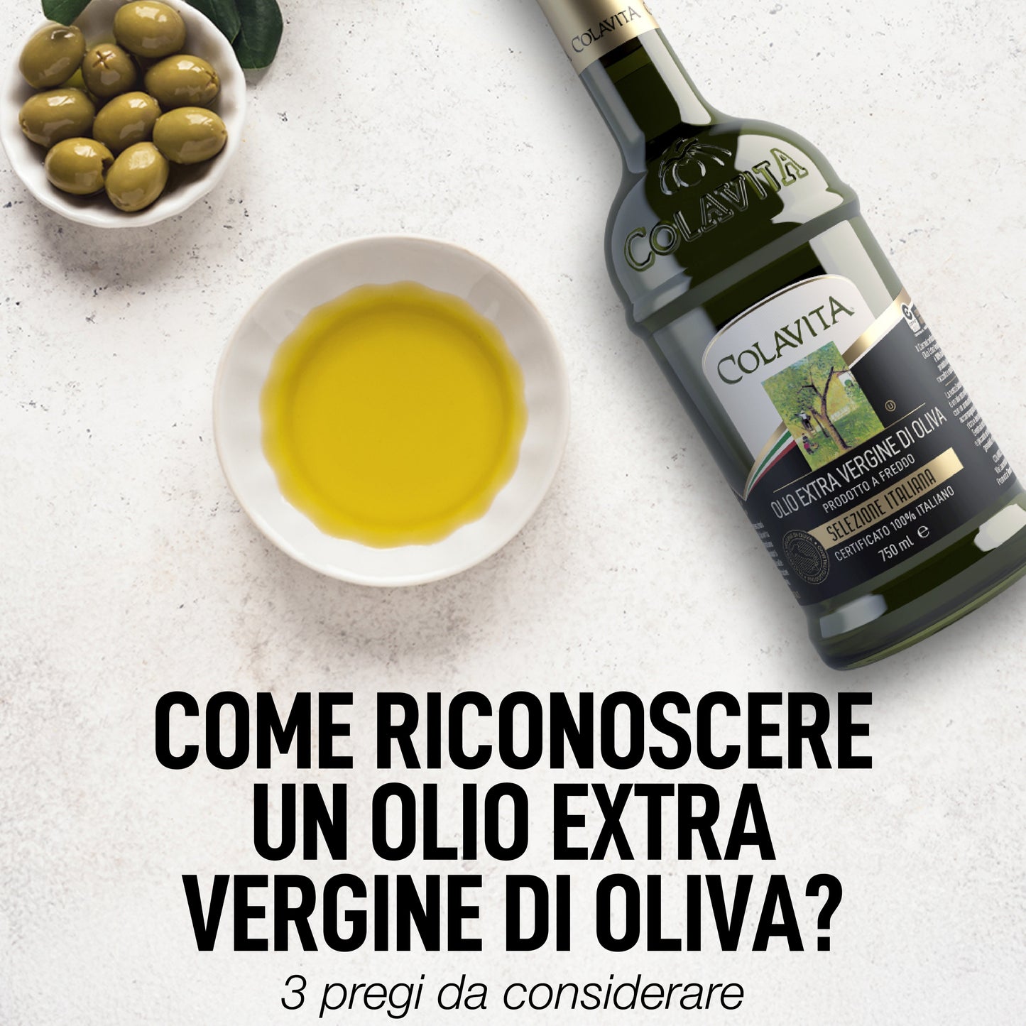 A Scuola di Olio - 3 pregi dell'olio evo