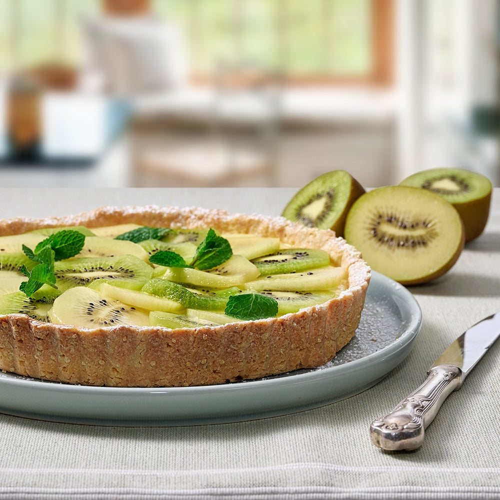 Crostata Di Kiwi All’olio Extra Vergine Di Oliva